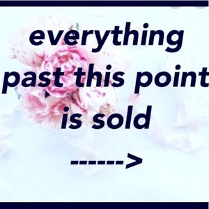 Not for sale..everything is sold beyond this point